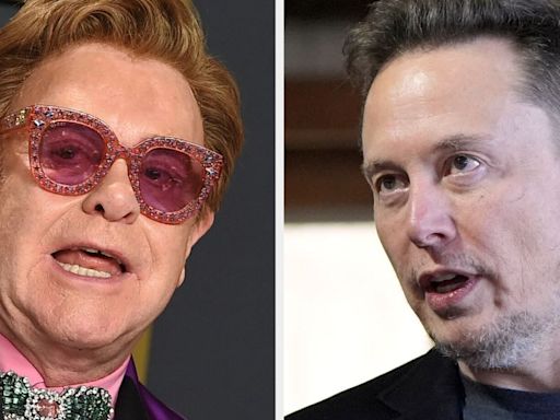 Sir Elton John Makes Swipe At 'A***hole' Elon Musk During Awards Show Speech