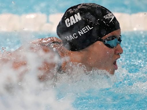 Mac Neil bows out of 100 metre Freestyle in Paris