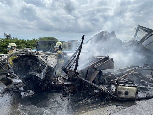 台南學甲台84線嚴重車禍 1命危1重傷 (圖)