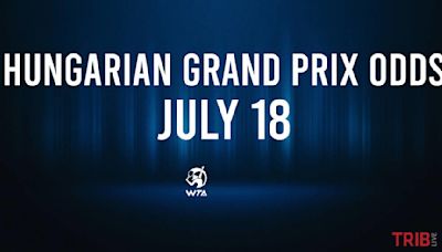 Hungarian Grand Prix Women's Singles Odds and Betting Lines - Thursday, July 18