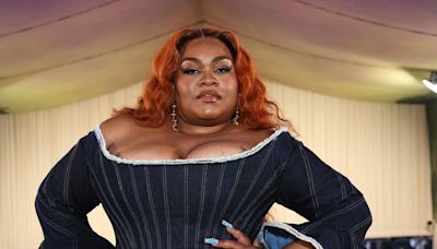 Da'Vine Joy Randolph Rocks a Custom Gap Denim Gown at 2024 Met Gala: 'I Feel Powerful'