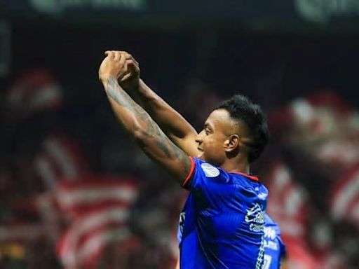 Willer Ditta marcó el gol del triunfo de Cruz Azul ante Toluca: vea su anotación