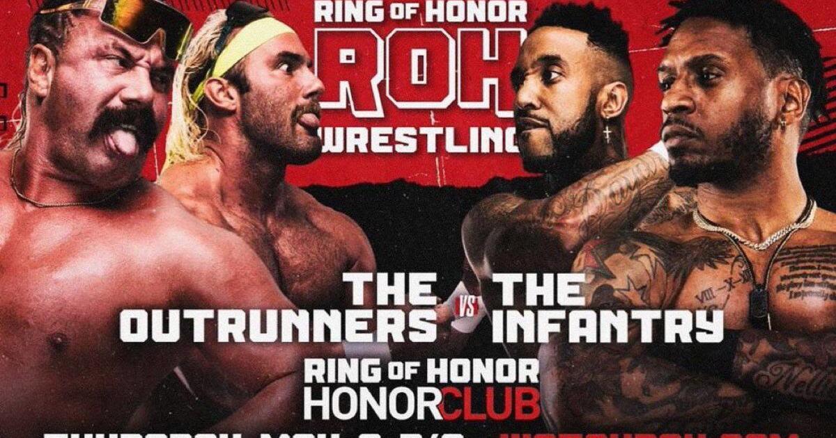 Ring of Honor TV live results: The Outrunners vs. The Infantry