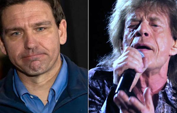 Mick Jagger Taunts Ron DeSantis At Stones' Florida Concert