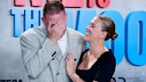 Scarlett Johansson makes Channing Tatum laugh in Spain