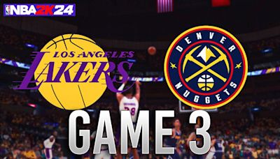 Lakers vs. Nuggets Game 3 Results Simulated With NBA 2K24