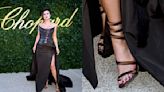 Bella Thorne Channels Cleopatra Glamour in René Caovilla Sandals at Chopard Event During Cannes Film Festival