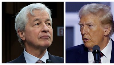 Trump says he 'doesn't know who' brought up adding Jamie Dimon to his Cabinet. It was Trump.