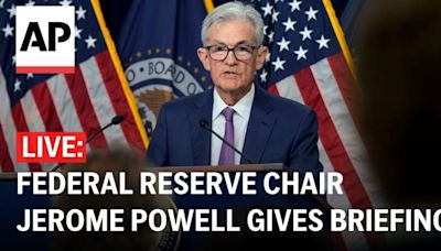 LIVE: Federal Reserve Chair Jerome Powell gives briefing on interest rates