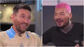 Lionel Messi se burló del look de Marcelo Tinelli y en las redes estallaron