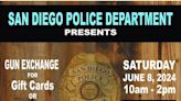 San Diego Police Department Offers Gun Buy Back Exchange for Gift Cards or Skateboards on Saturday, June 8, 2024