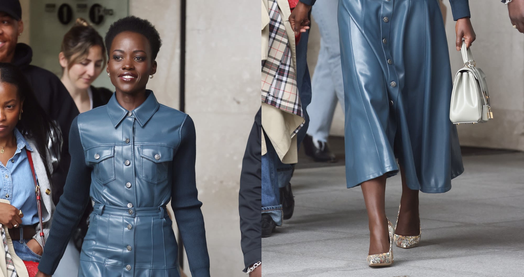 Lupita Nyong’o Shines in Sleek Pointed Aldo Shoes in London