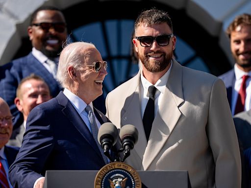 Travis Kelce Reveals He Was Warned About Getting Tased During White House Visit - E! Online