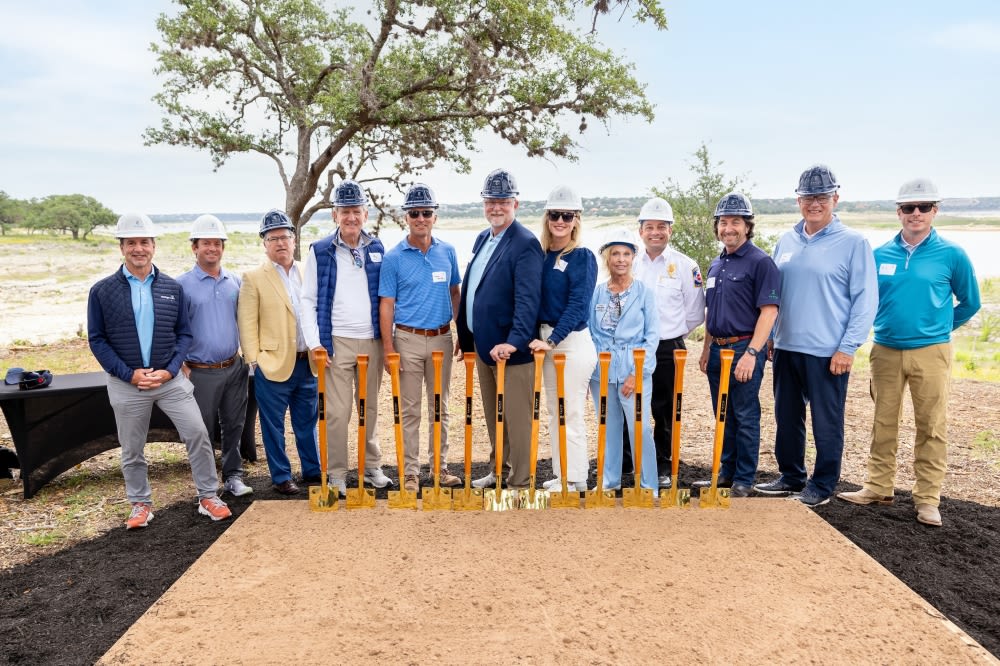 Officials break ground on Travis Club’s 18-hole golf course