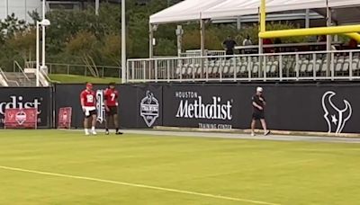 They're back! Texans take the field for first day of training camp