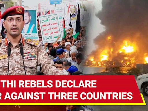 Houthi Rebels Declare 'Open War' Against Israel From Bombed Yemeni City Of Hodeida | Gaza Conflict