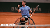 French Open 2024: Alfie Hewett beats fellow Briton Gordon Reid in men's wheelchair quarter-finals