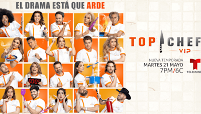 Top Chef VIP vuelve a Telemundo con 20 celebridades en la cocina más famosa de la TV hispana