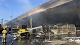 California Gov. Newsom says LA freeway structural fire likely arson