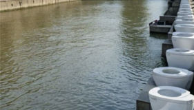 A Parisian protest to poo in the Seine isn’t just a joke – it’s political