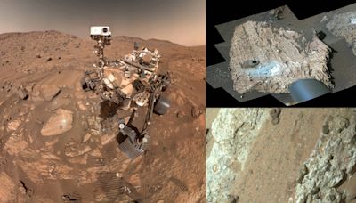 Nasa finds Mars rock that 'may have hosted life', with mysterious 'features we've never seen before'