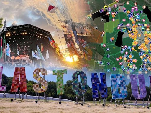 Interactive Glastonbury 2024 map made by stay-at-home dad is next level