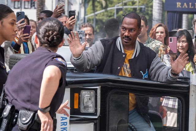 Eddie Murphy says it was ‘surreal’ getting arrested by his real-life daughter in “Beverly Hills Cop: Axel F”