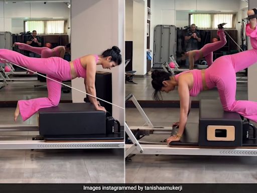 With Tanishaa Mukerji's Pilates Session, It's "Transformation Time Everyday"