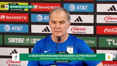 Marcelo Bielsa le bajó el precio a la goleada de Uruguay a México: “Fue engañoso...”