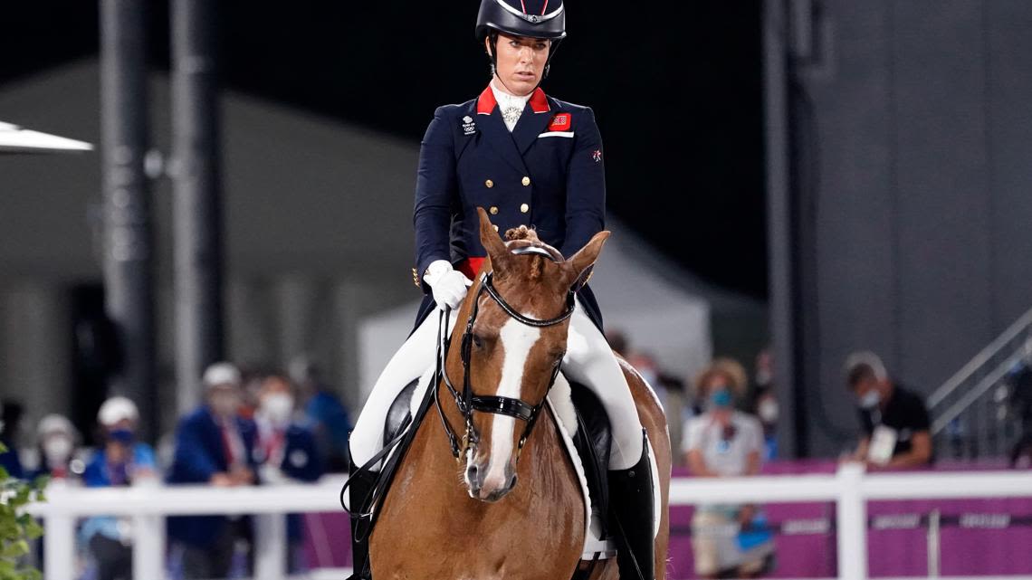 Olympic champion withdraws from Paris Games after video captures her repeatedly whipping horse