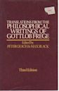 Translations from the Philosophical Writings of Gottlob Frege