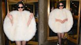 Rosalía Cozies Up in Faux Fur Celine Coat After ‘The Tonight Show’ Taping