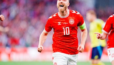 艾歷臣重返險死之地光芒四射 歐國盃前一傳一射領丹麥挫瑞典