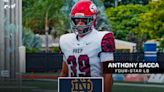 2025 Rivals100 LB Anthony Sacca commits to Notre Dame's top-ranked class