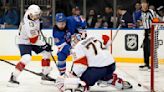 Bobrovsky mkes 23 saves for first shutout of the postseason, Panthers beat Rangers 3-0 in Game 1