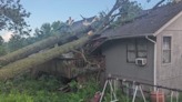 Parkville family recovering after tree falls on house during tornado