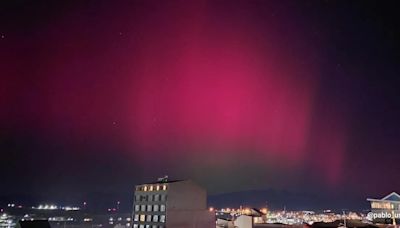 Video: la tormenta solar llegó a la Argentina y provocó auroras australes en Ushuaia | Sociedad