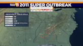 April 27-28, 2011 Super Tornado Outbreak: A look back at tornadoes that hit our area