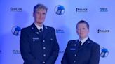 Heroic police officers stabbed in line of duty win bravery award