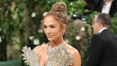Only Jennifer Lopez Could Get Away With Wearing a Messy Bun to the Met Gala