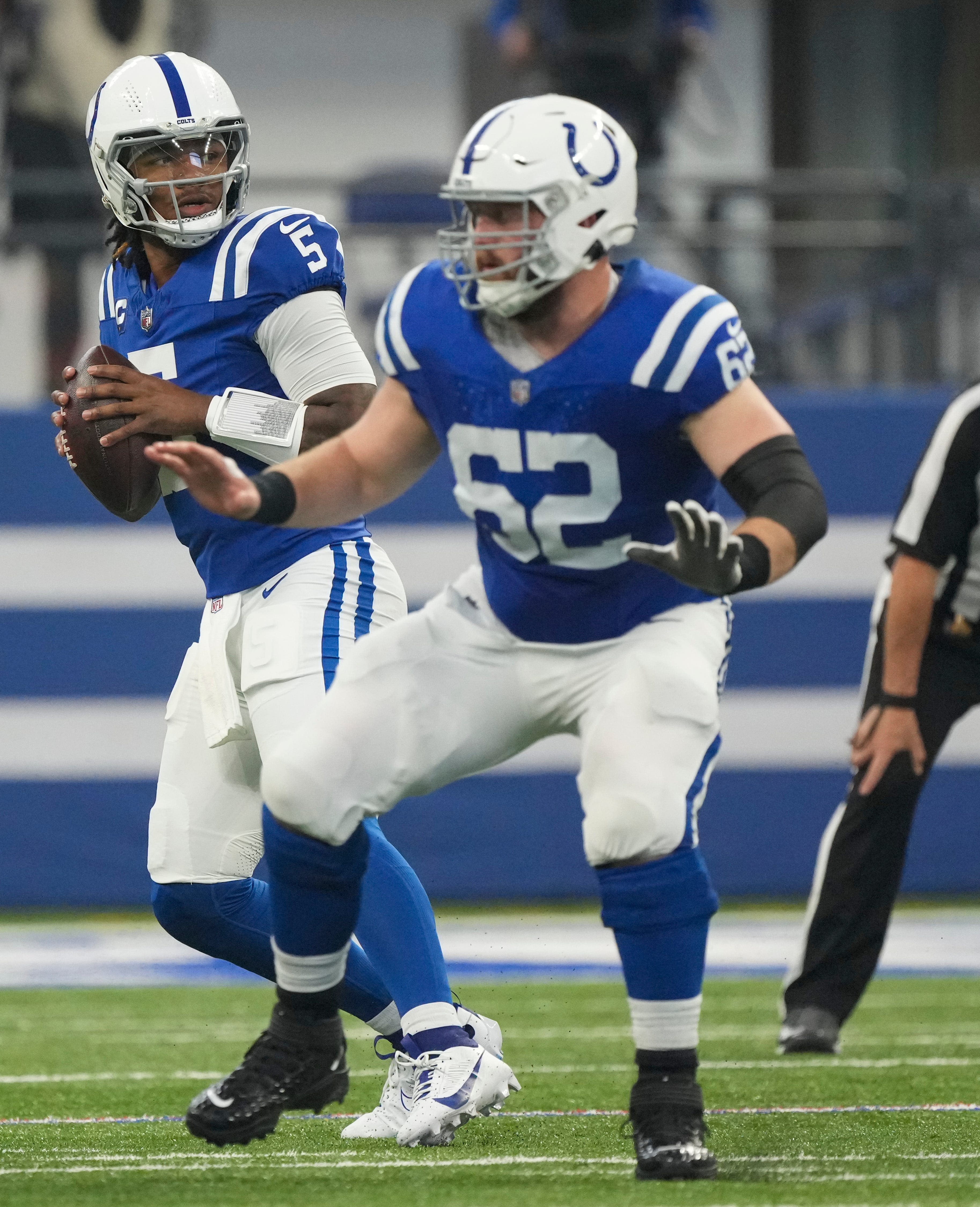 Colts lose experienced offensive lineman Wesley French to season-ending ankle surgery