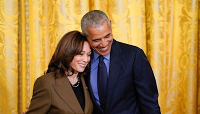 'Couldn't be prouder to endorse you': Barack and Michelle Obama back Kamala Harris