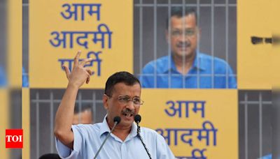 Delhi CM Arvind Kejriwal being treated as 'political prisoner', efforts being made to scare him: AAP | Delhi News - Times of India