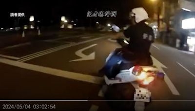 移動神主牌！路中央突大迴轉險釀追撞車禍 三寶竟是警察