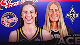 Caitlin Clark shares emotional moment with former Iowa teammates before first WNBA showdown