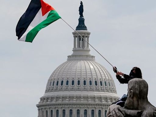 Entre protestas y gases lacrimógenos, Benjamin Netanyahu habló en el Capitolio de Estados Unidos y defendió la guerra en Gaza