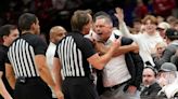 WATCH: Chris Holtmann gets tossed after heated exchange with officials vs. Wisconsin