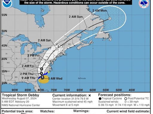 Debby storm path: A look at the flooding, destruction the storm caused since landfall