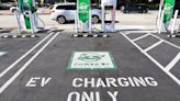 EV chargers are catching up to gas stations in California