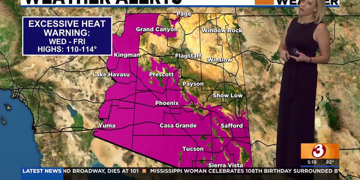 Toasty Tuesday forecast with even hotter weather on the way